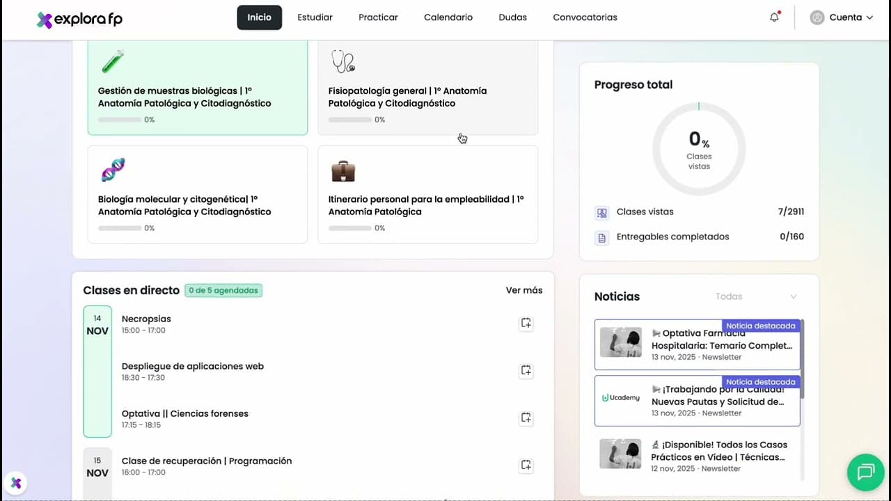 Estudio y repaso inteligente con IA